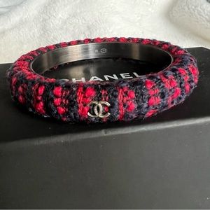 Chanel Tweed CC Bangle